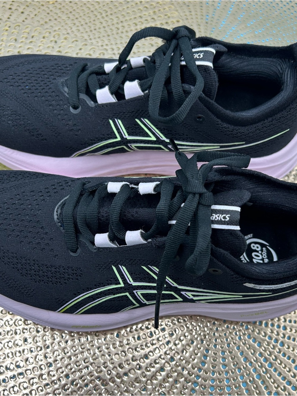 ASICS women 7.5 black gel nimbus running shoes - Picture 2 of 9